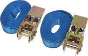 Cinture di tiraggio 800 kg 65 m cinture di tiraggio 25 mm nero 800 daN 1t - set di 2 pezzi