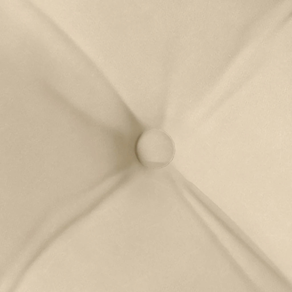 Cuscini per Seduta 4 pz | Cuscini per sedie Crema 40 x 40 x 6 cm Microfibra