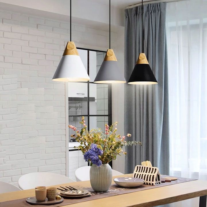 Lampada Da Soffitto Pensile Scandi A. Nera