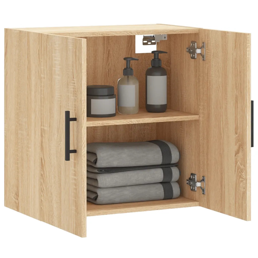 Armadietto a Muro Rovere Sonoma 60x31x60 cm Legno Multistrato 829991