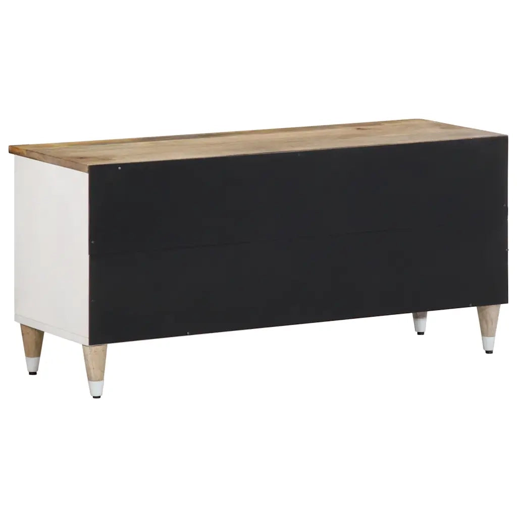 Mobile Porta TV 100x33,5x46 cm in Legno Massello di Mango 4018680