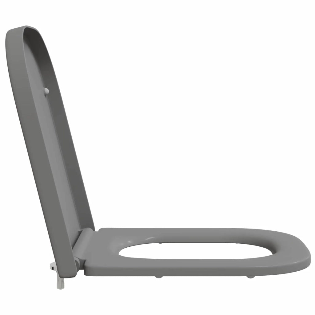 Sedile del WC Grigio 47,5 x 35 x 3,6 cm Duroplast 42002359