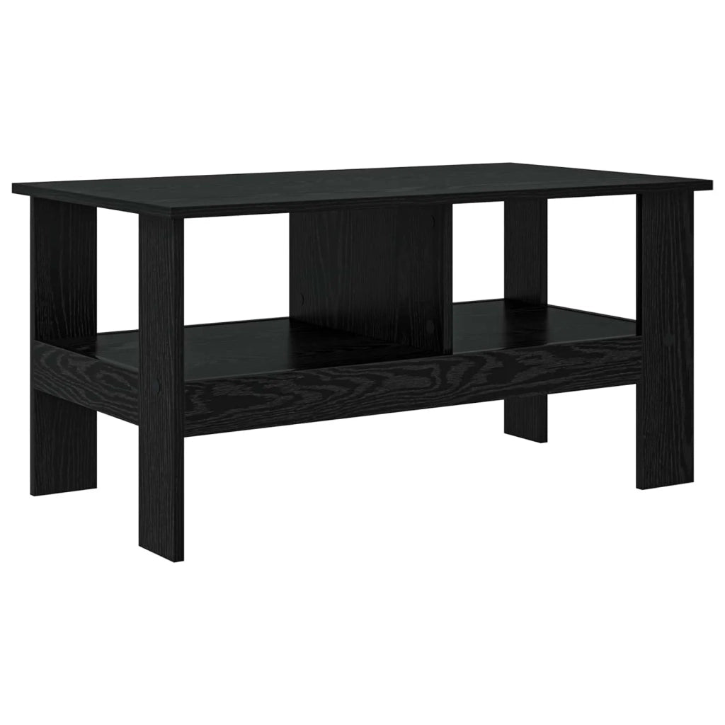 Tavolino da salotto Rovere Nero 90 x 50 x 45 cm