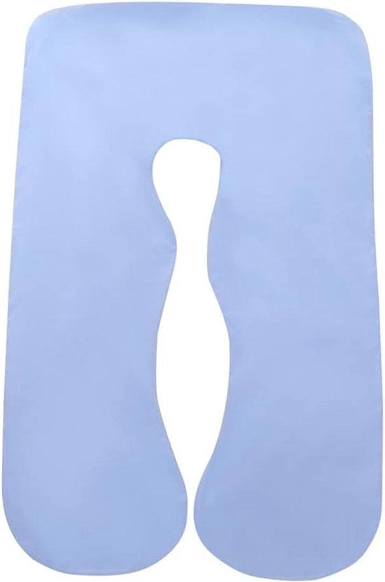 Cuscino per la gravidanza con cuscino laterale a forma di U - imbottitura in cotone puro - rimovibile e lavabile - supporto addominale - cuscino per il lato