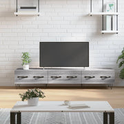 Mobile TV multimediale mensola TV credenza TV sala da pranzo soggiorno camera da letto Sonoma 150 x 36 x 30 cm legno ingegnerizzato grigio 02_0028414