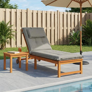 Cuscino per Lettino GEMERT 100% Poliestere Grigio 947533