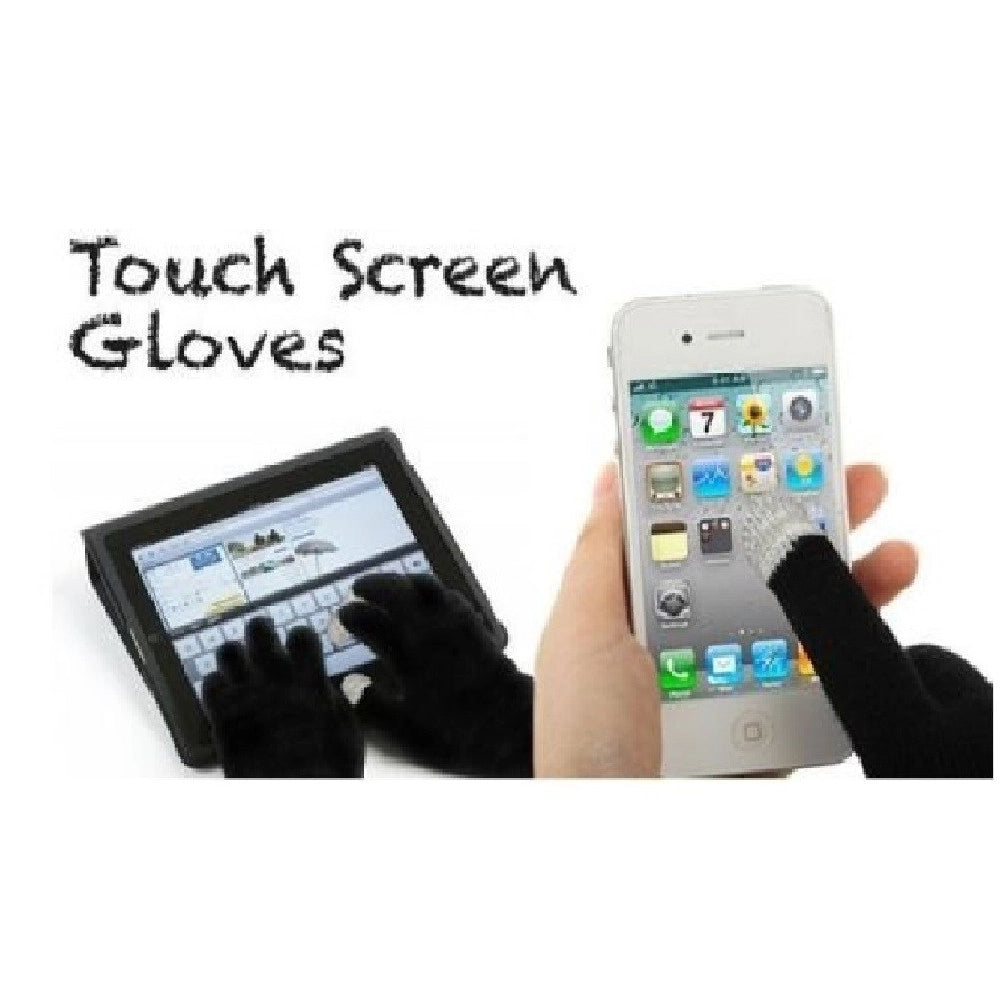 Trade Shop - Guanti Caldi Di Lana Per Touch Schermo Display Smartphone Cellulare -