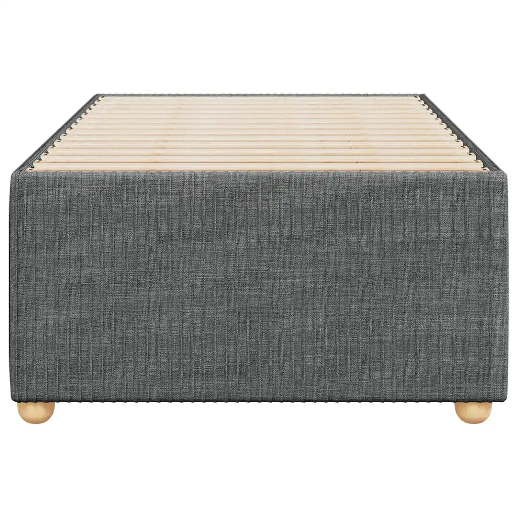 Giroletto senza Materasso Grigio Scuro 90x200 cm Tessuto 3284908