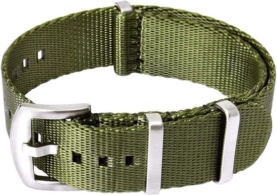 orologio da polso in nylon con chiusura pesante 22 mm cinturino in nylon premium per uomini e donne