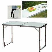 Trade Shop - Tavolo Da Campeggio E Picnic In Alluminio Pieghevole Richiudibile -