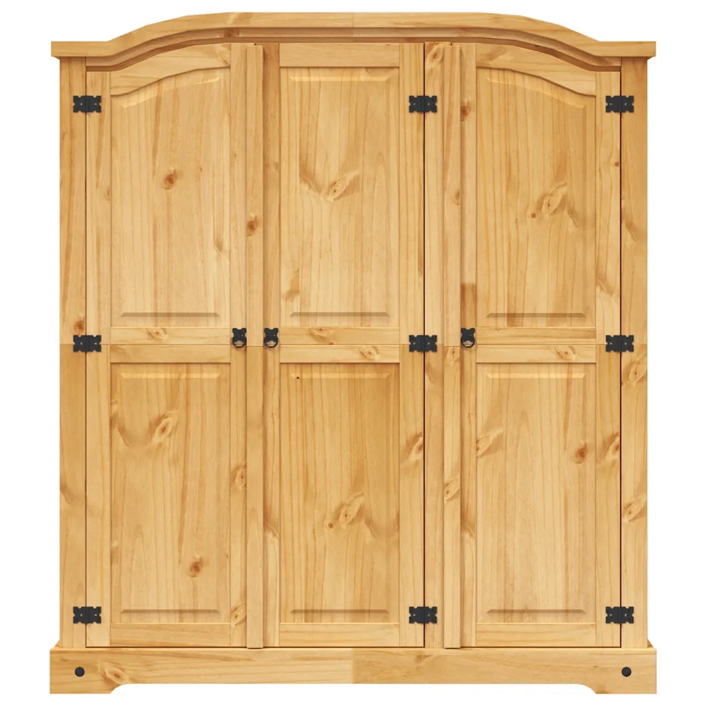 Armadio in Legno di Pino Messicano Corona Range 3 Ante 243733