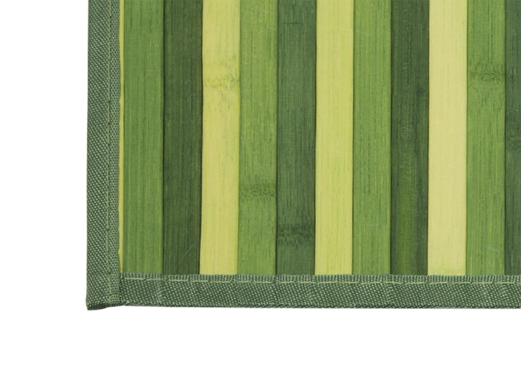 Tappeto Bamboo Degradè In Varie Colorazioni - 30x40 cm - Verde