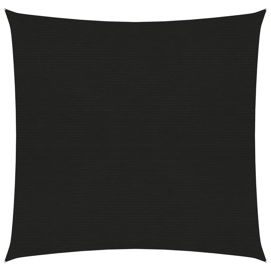 Vela ombreggiante 160 g/m² nera 4 x 4 m HDPE 02_0009210