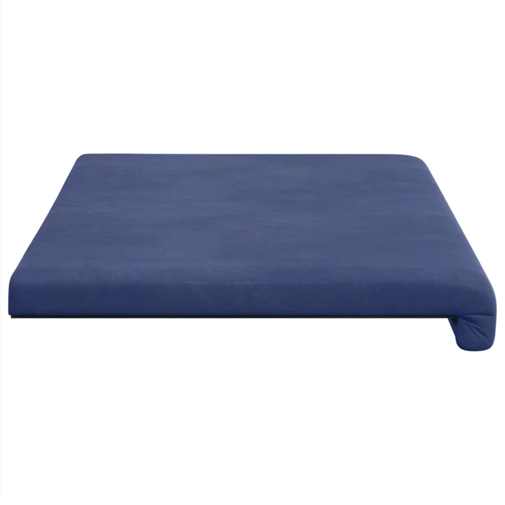 Cuscino per panchina Velluto (V) Blu Polizia Profondità 35 cm 42043264