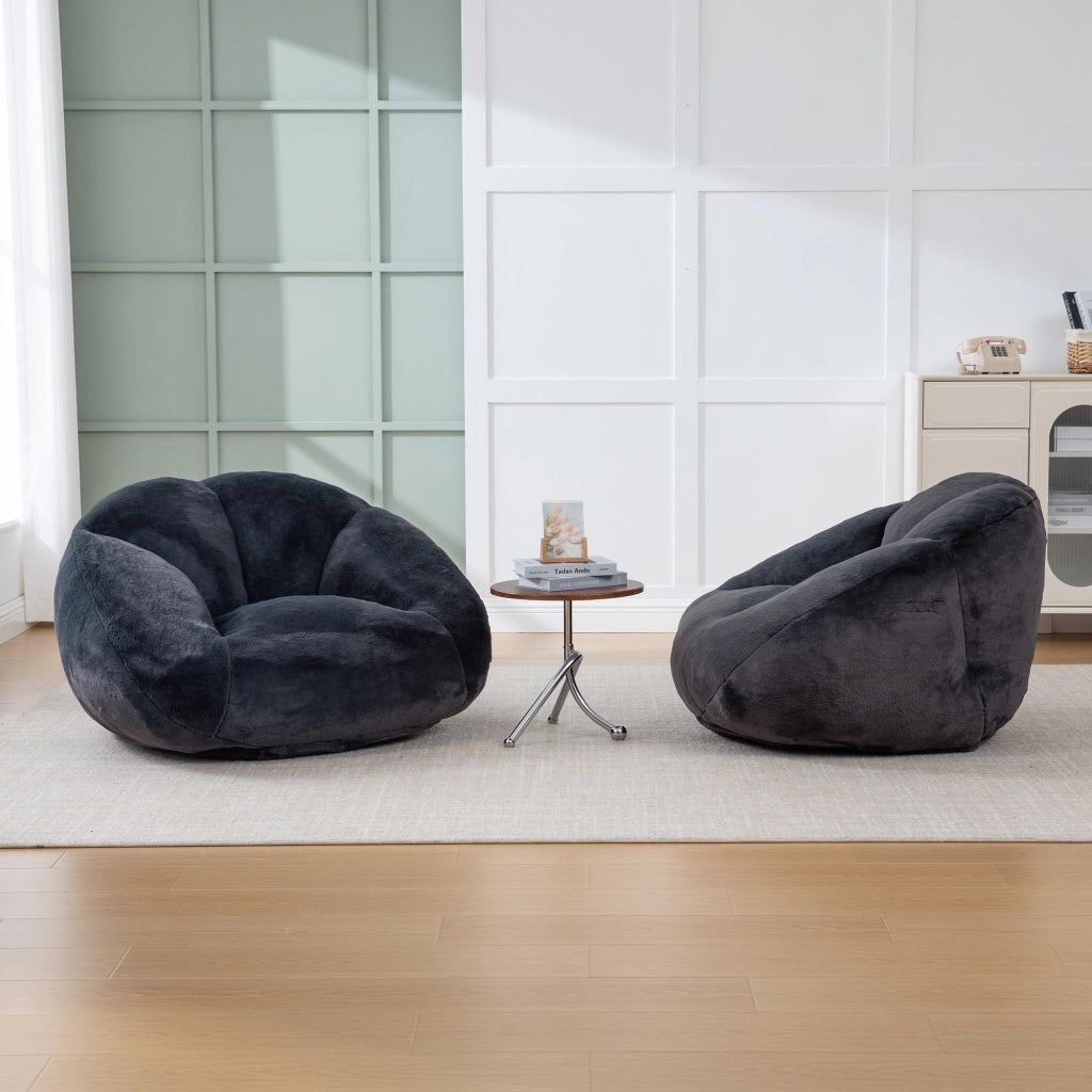 Divano Sacco Morbido in Peluche ¨C MINIMAL ¨C Antiscivolo, Senza Montaggio