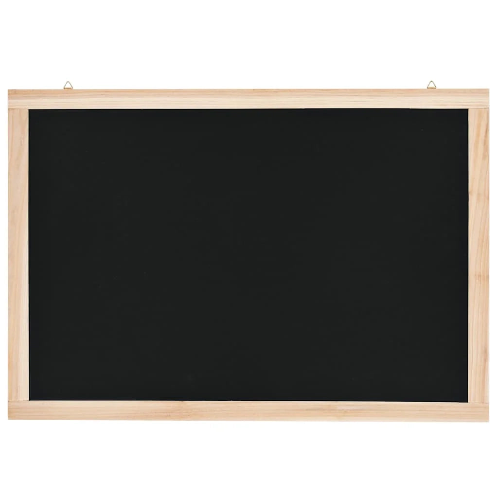 Decorazione murale in legno di cedro 40 x 60 cm nero 02_0045533