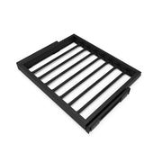 Kit 7 Aste Pantaloni e 2 Vassoi per Armadio 600 mm in Acciaio Emuca Nero