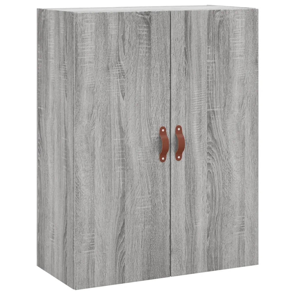 Credenza Grigio Sonoma 69,5x34x180 cm in Legno Multistrato 3195937
