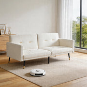 Divano Letto 2 in 1 Pieghevole con Schienale Regolabile ¨C MINIMAL ¨C Beige