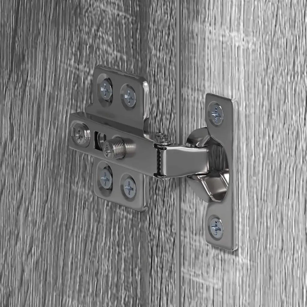 Mobiletto per specchio da bagno con porta TULUM Grigio Sonoma 880367