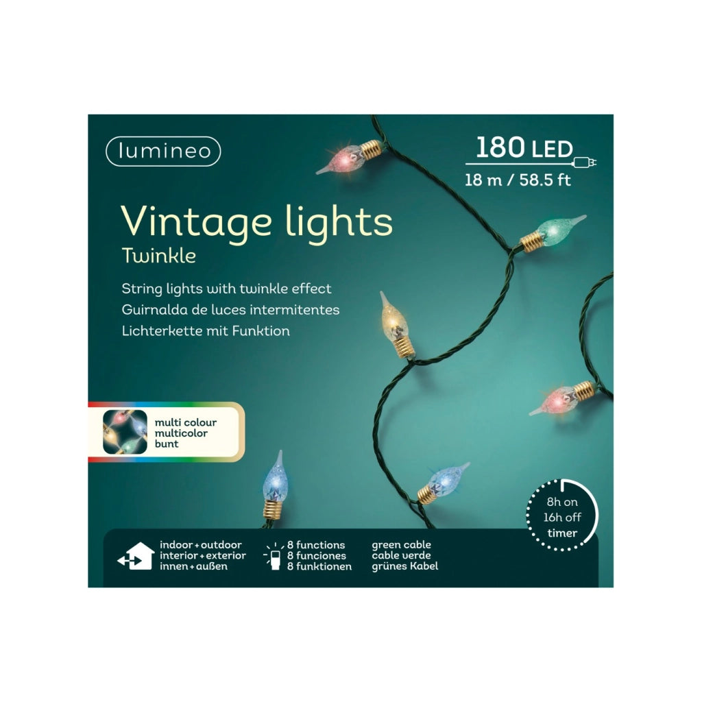 Luci Led Vintage m.color 1790cm 8Funz