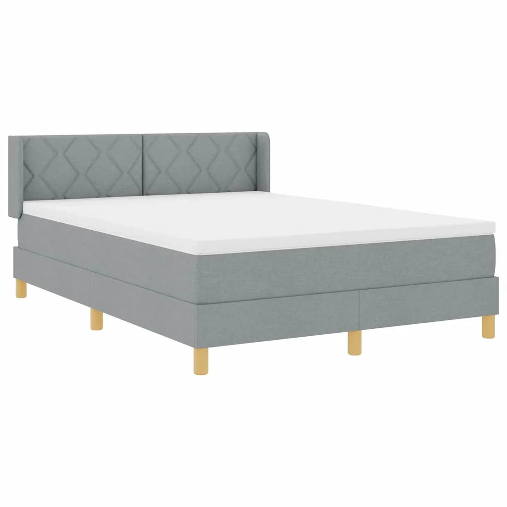 <strong>Letto a Molle< / strong> Grigio chiaro 140 x 200 cm 3341356