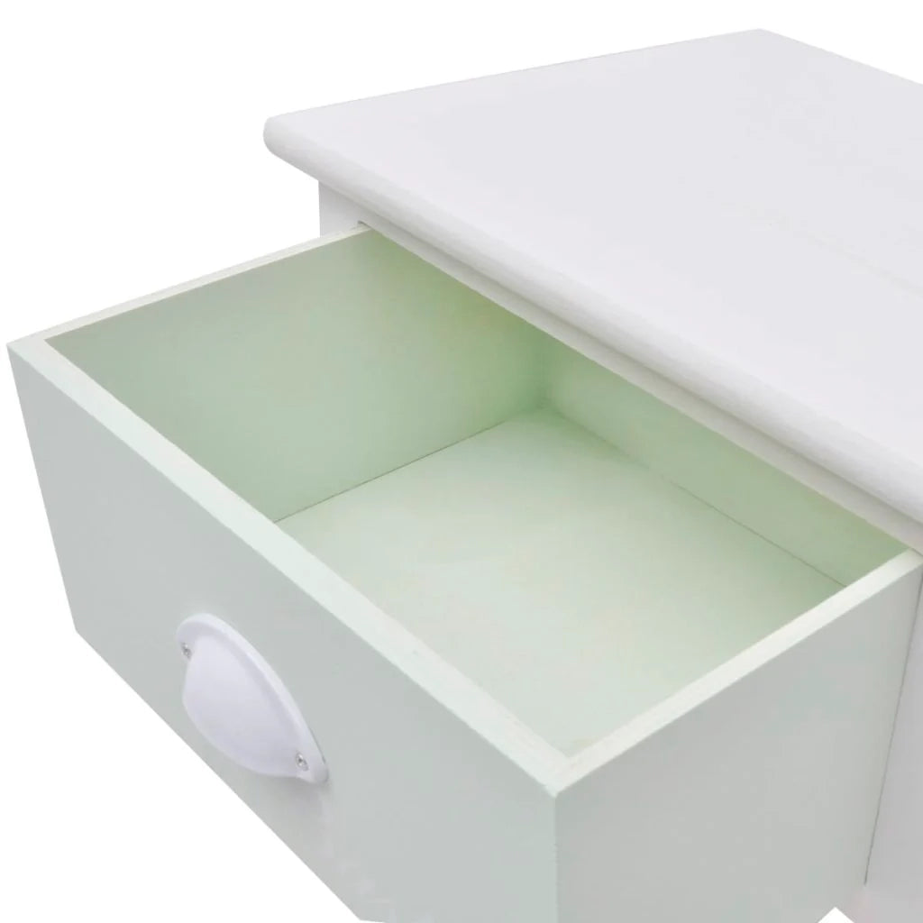 Comodino in stile francese set di mobili da camera da letto in legno da 2 pezzi (1402105)