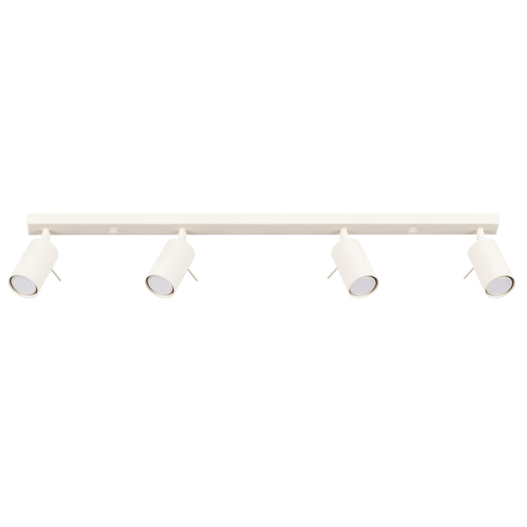Plafoniera TORQUE beige 81cm 4 spot orientabili GU10