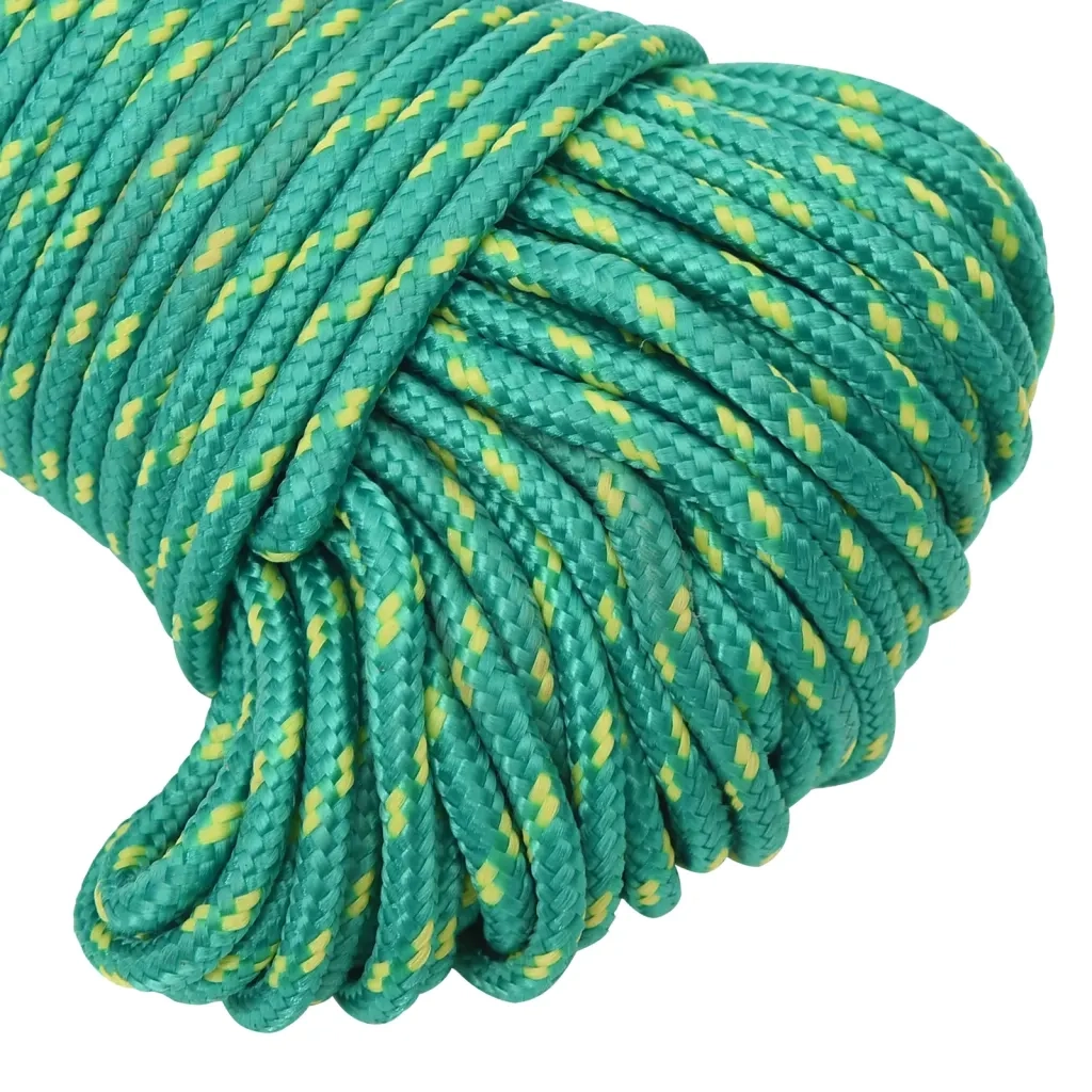 Corda per barca Verde 4 mm 100 m in Polipropilene 152700