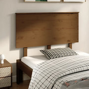 Testiera per Letto ambra 124x6x82,5cm in Legno Massello di Pino