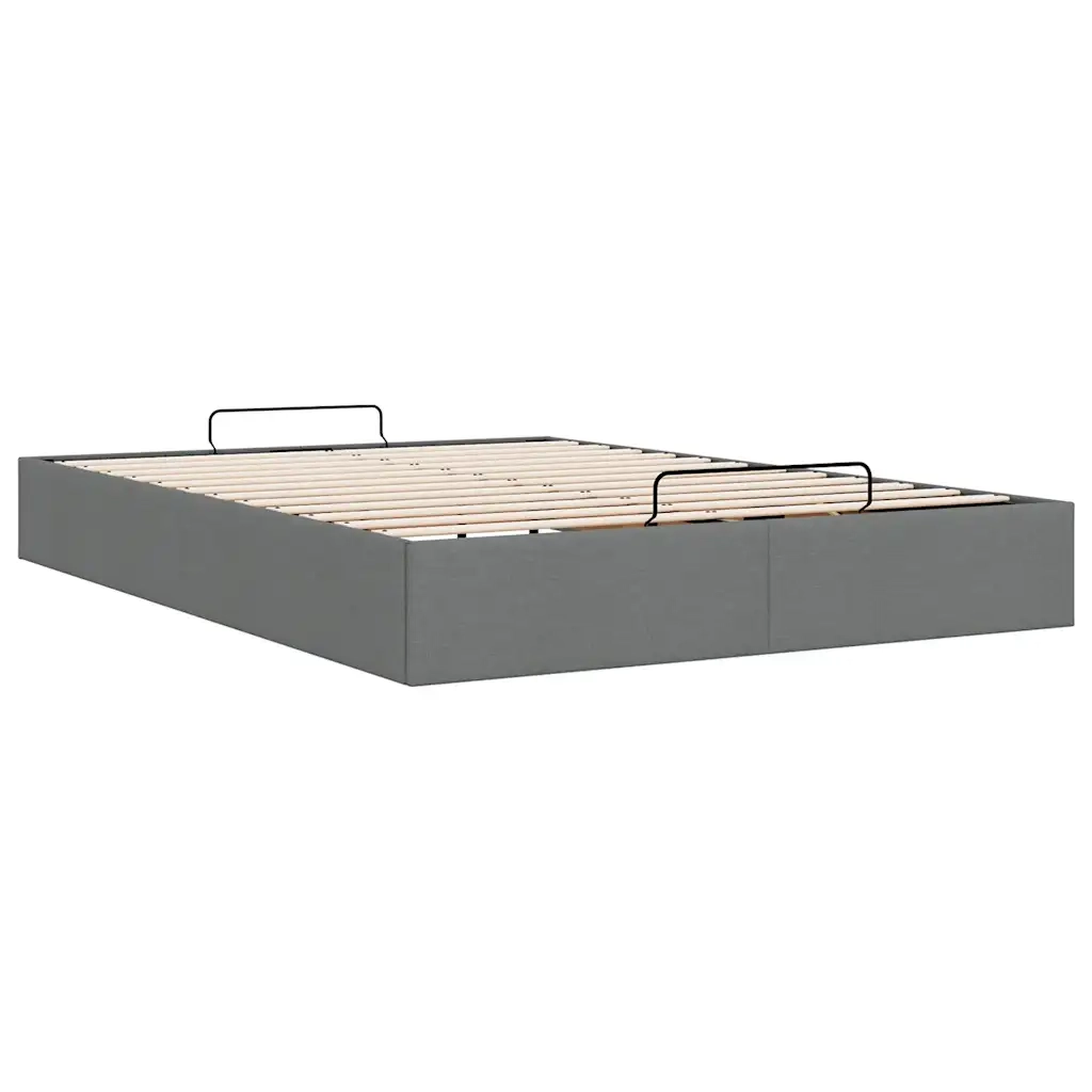 Struttura Letto Pouf senza Materasso 140x190 cm in Tessuto 3310876