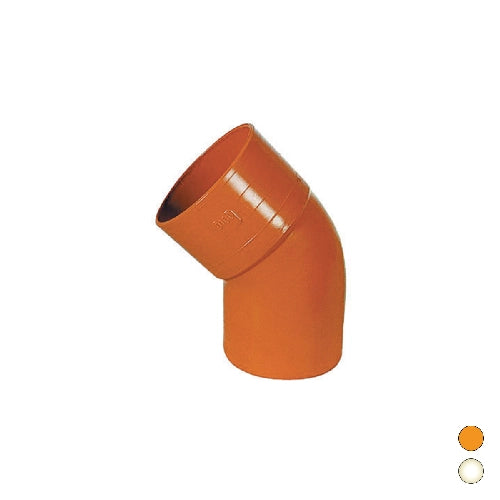 CURVA 45  ° IN PVC- Diam. 100- ESCLU- pezzi 1
