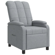 Poltrona reclinabile Grigio Chiaro Tessuto 42034957