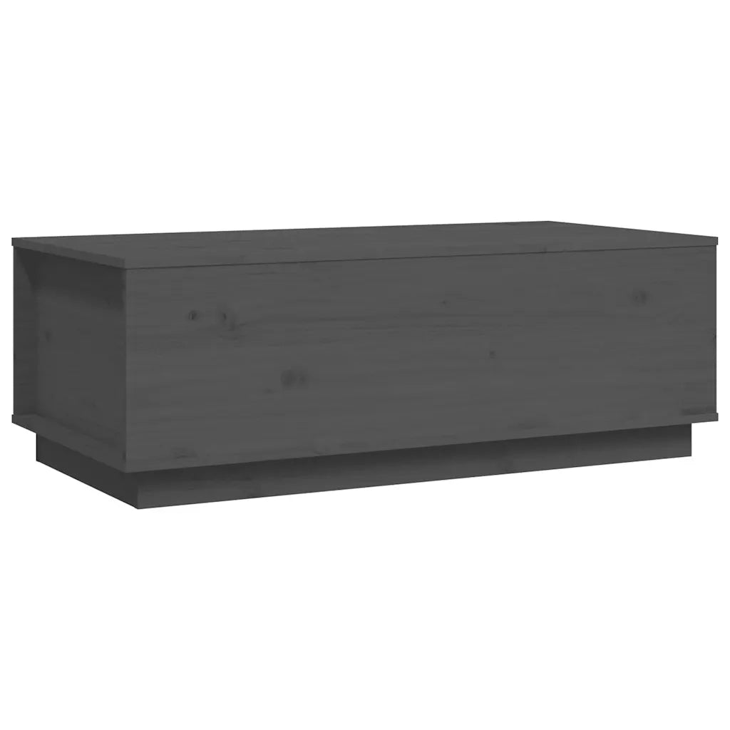 Tavolino da salotto | Tavolino da caff¨¨ | Tavolino da Soggiorno Grigio 100x50x35 cm Legno Massello di Pino
