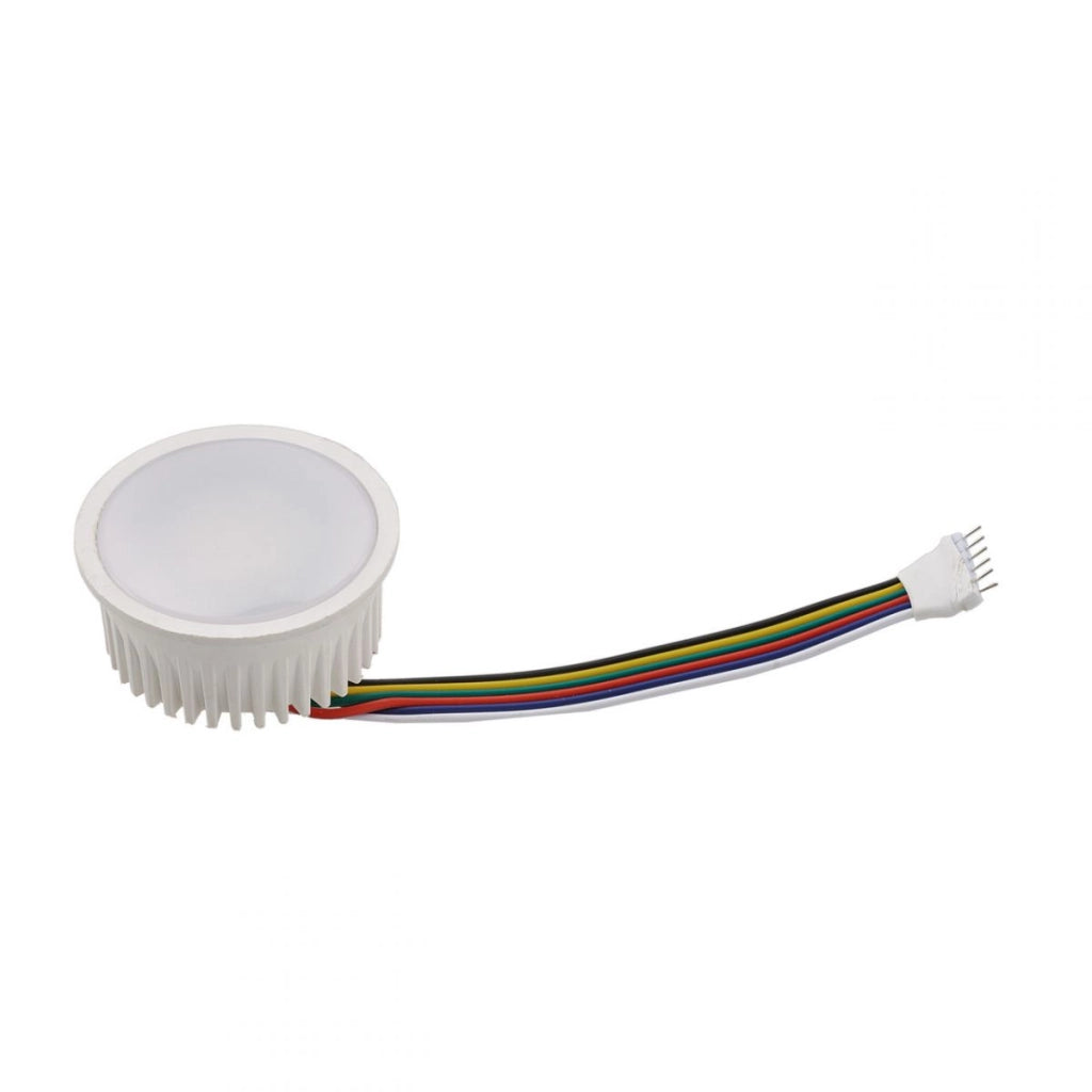 modulo led gu10/mr16 3,5w 280lm rgb+cct 120° 50x23mm 15000h cri80