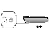 Chiavi Punzonate per Cilindri Cisa 6+7 Spine CS172 Silca 5 Pezzi