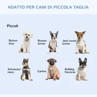 Trasportino per Cani in Metallo e PP, Gabbia per Cani a Trapezio per Auto con Maniglia, 77x47x55cm Nero
