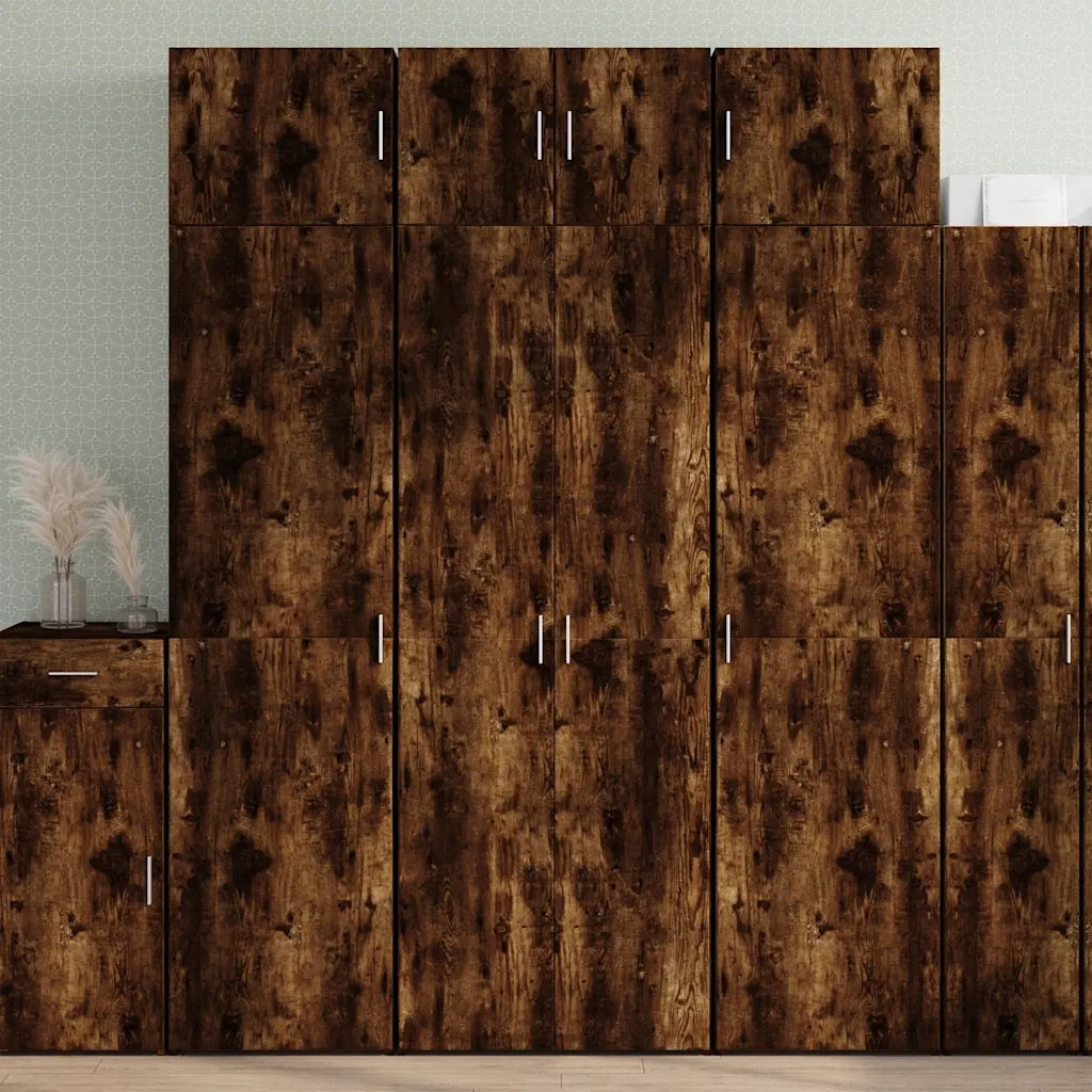Armadietto Rovere Fumo 70x42,5x225 cm in Legno Multistrato CFW9964295