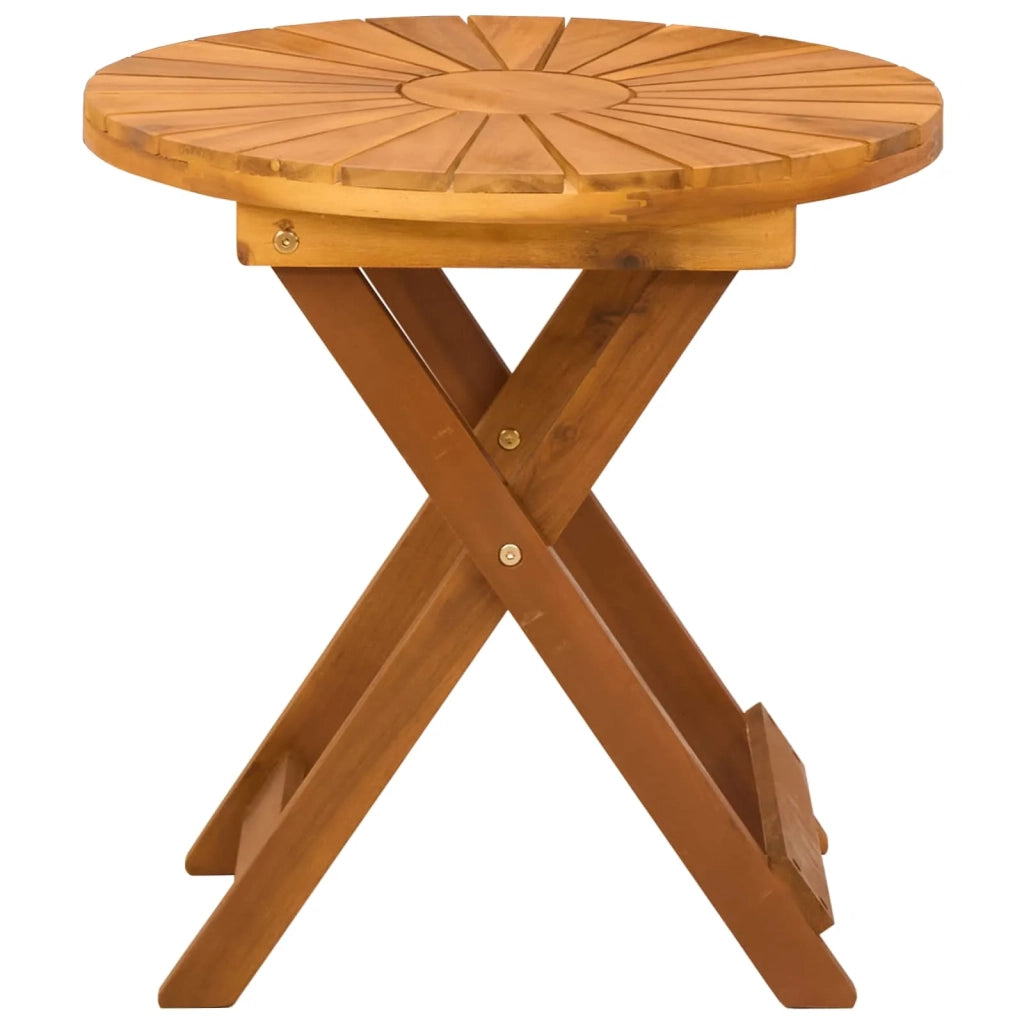 Tavolo da bistrot Naturale Ø45 x 45 cm Legno di Acacia Massello 42024977