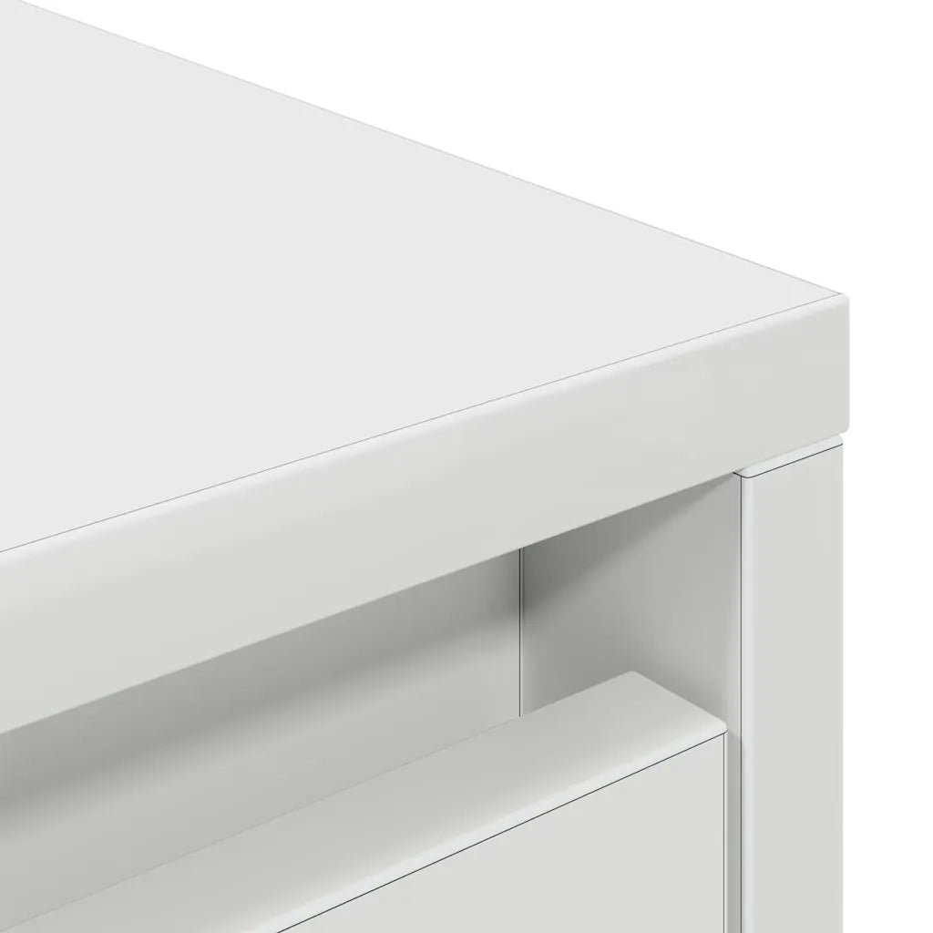 Armadio con Cassetto Bianco 55,5x34x119,5 cm Legno Multistrato CFW6171250