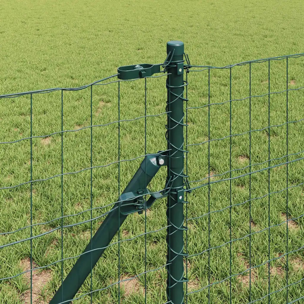 Recinzione con Posto Verde 0,4 x 50 m Acciaio e PVC 3350338