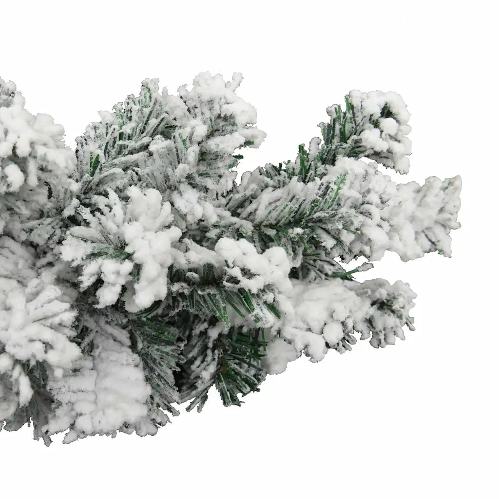 Ghirlanda Natalizia con Neve Verde 10 m in PVC 320968