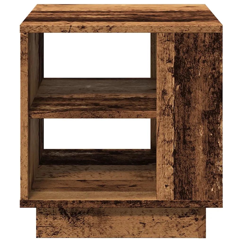 Tavolino da Salotto Legno Antico 40x40x43 cm Legno Multistrato