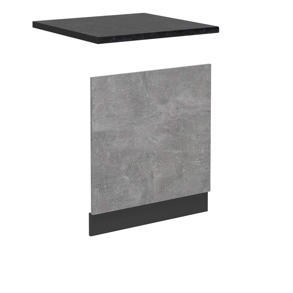 Vicco Pannello frontale per lavastoviglie Calcestruzzo 60 cm , PL Antracite