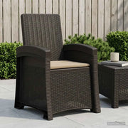Sedia da giardino reclinabile effetto rattan 8012002