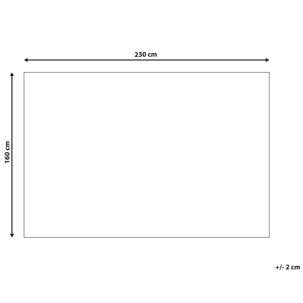 Tappeto Gabbeh per aree beige in lana 160 x 230 cm a pelo fitto Tradizionale rustico a tinta unita Stile