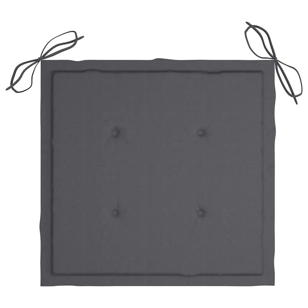 Sedie da Giardino Pieghevoli 2pz con Cuscini in Massello Acacia 3064536