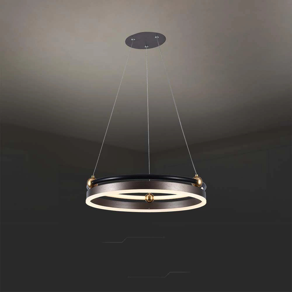 Lampada a sospensione LED 3000K anello bronzo V-TAC