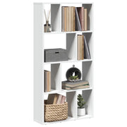 Libreria Bianca 60x20x120,5 cm in Legno Massello 858147