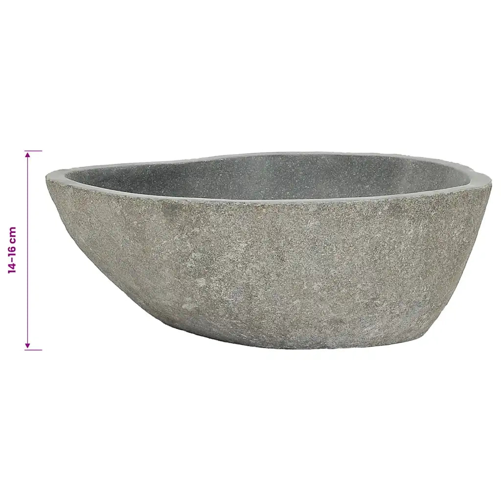 Lavandino in Pietra di Fiume Ovale (37-46)x(29-36) cm 146213